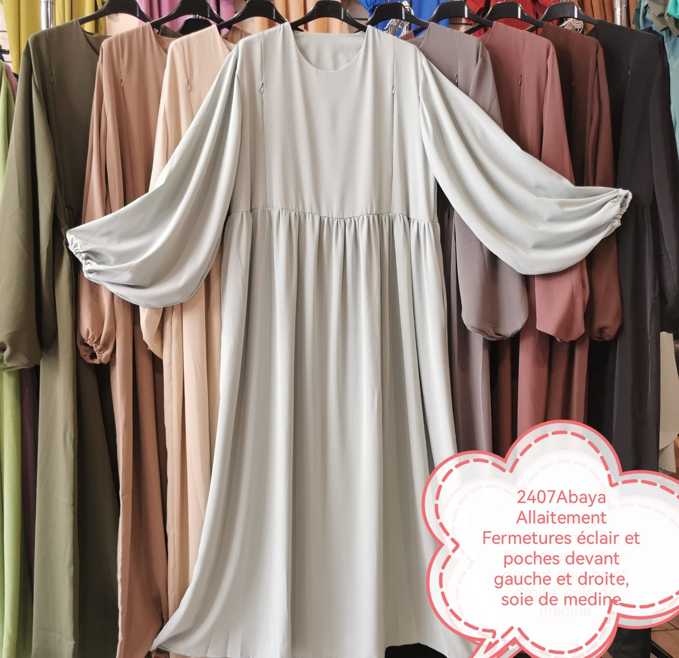 Abaya Allaitement Double