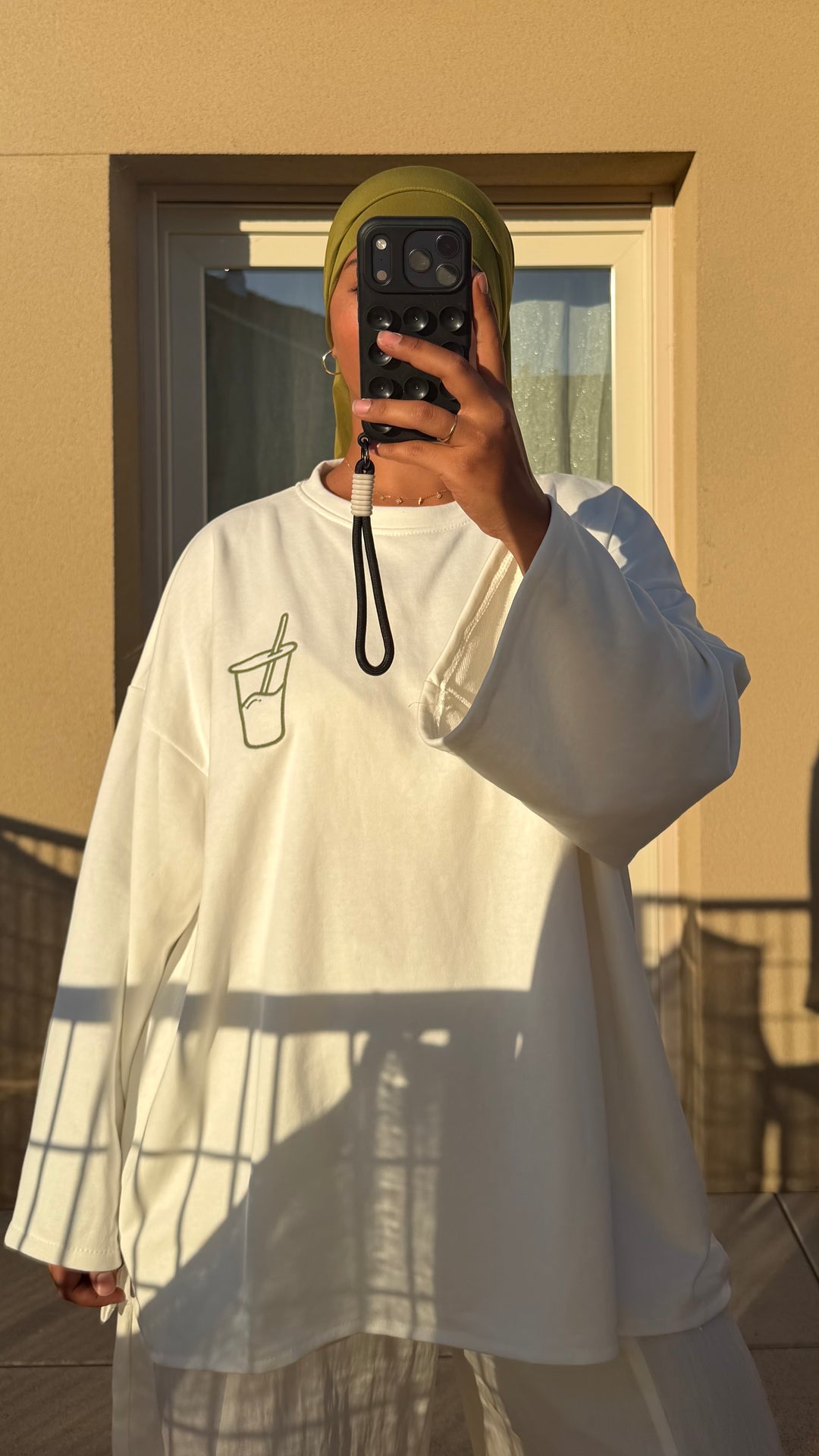 T-shirt oversize « MATCHA »