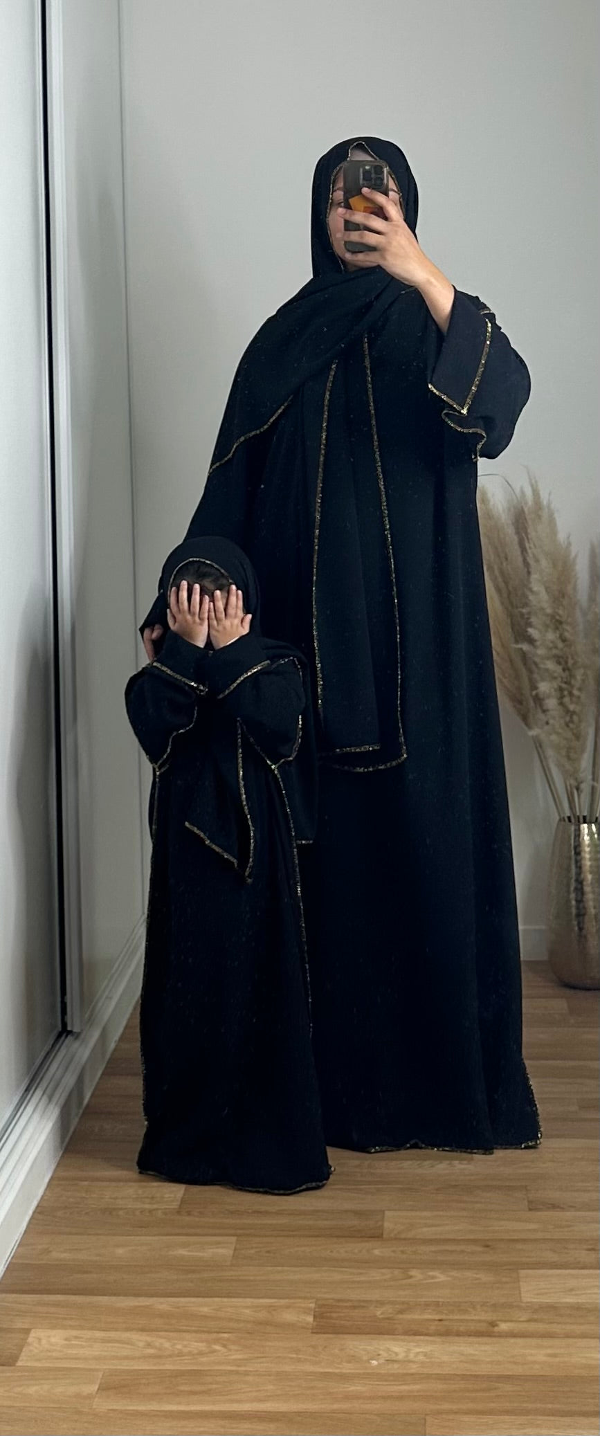 Abaya voile intrégré